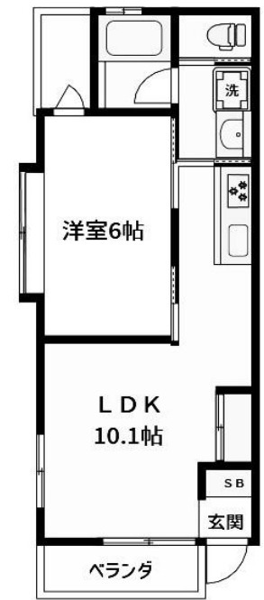 東京メトロ半蔵門線 住吉駅 徒歩13分 3階建 築17年の間取り写真