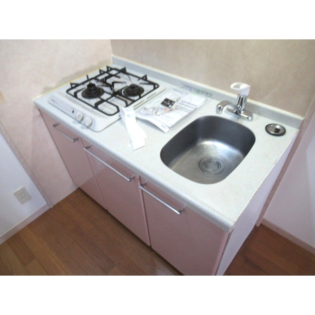 キッチン　※同タイプ・別部屋の写真です。