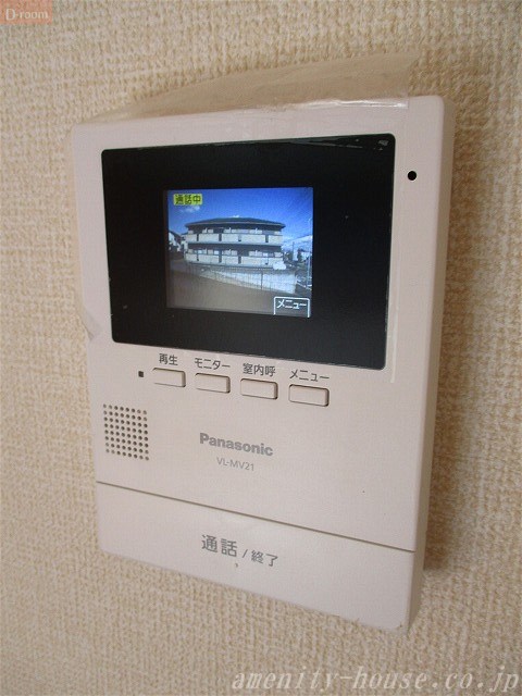 セキュリティ　●来訪者が確認できるモニターホン付き♪