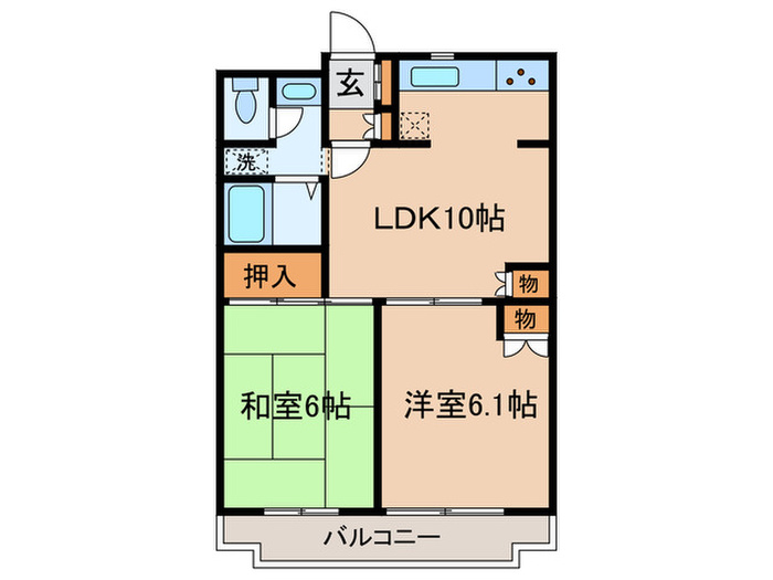 プラージュ 高田馬場の間取り写真