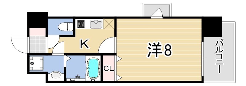 アプリーレ神戸元町の間取り写真