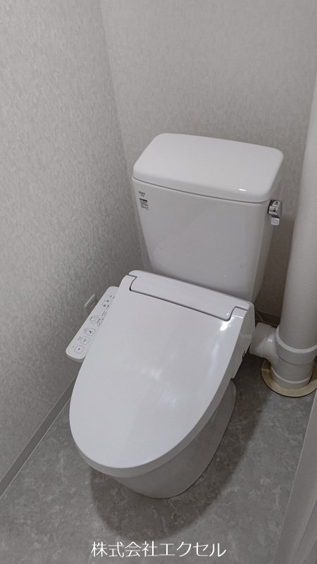 西武拝島線 東大和市駅 徒歩5分 6階建 築41年のトイレ写真