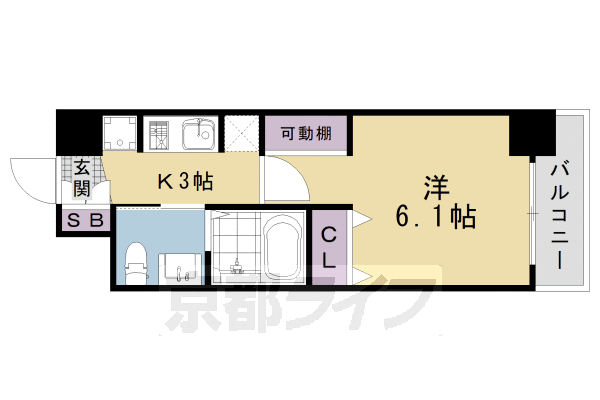 エステムプラザ京都御所ノ内REGIAの間取り写真