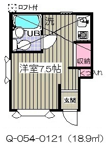 ローズアパートの間取り写真