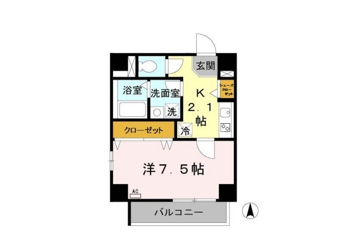 WELLBEAR新神戸の間取り写真