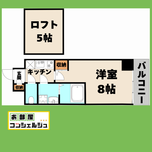 エステムコート名古屋栄デュアルレジェンドの間取り写真