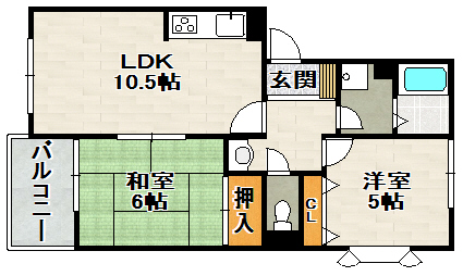 ラポールIIIの間取り写真