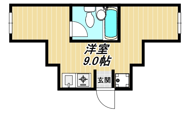 アルファ南清水IVの間取り写真