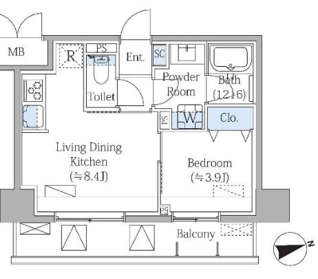 Grand Mark Residenceの間取り写真