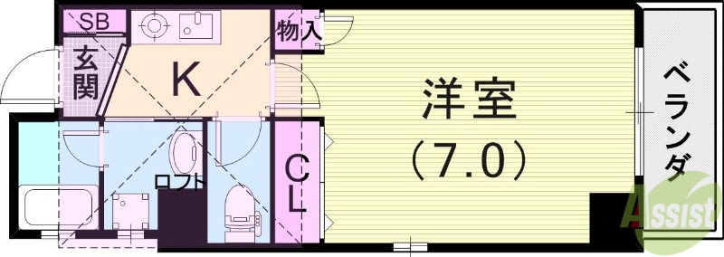 スーペリア本山の間取り写真