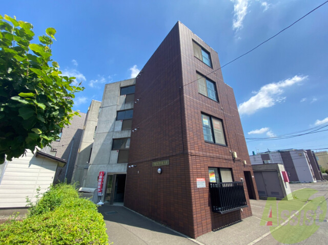 建物外観　札幌市北区麻生町「アルファアパル大倉」