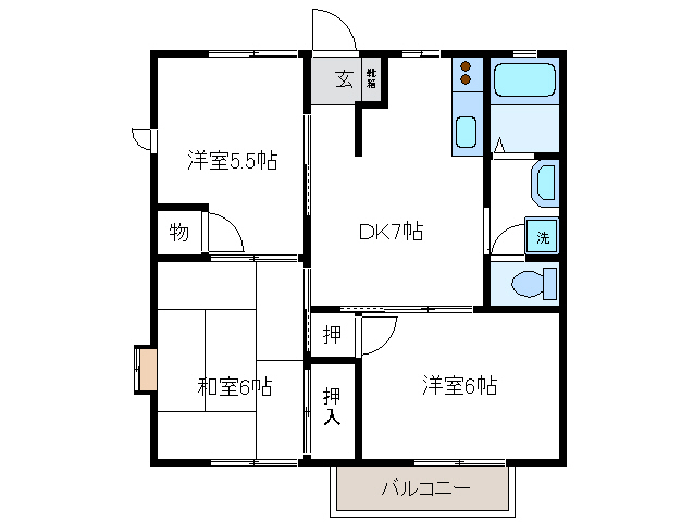 グランシャリオの間取り