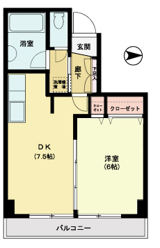 江東区東陽のマンションの間取り