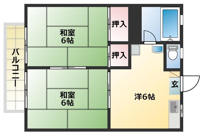 コーポさやの間取り