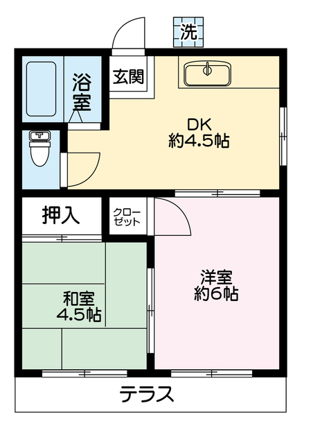 サニーコーポまさもとＩの間取り