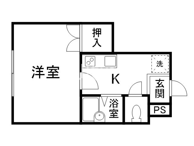 メゾン槙島の間取り