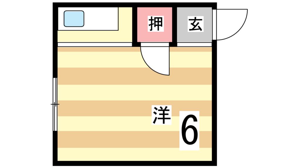 神戸市中央区宮本通のマンションの間取り