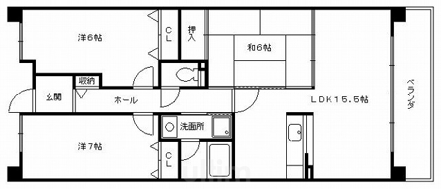 パデシオン桃山南の間取り