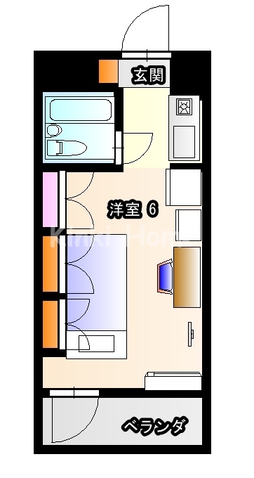 ライズワン和歌山STの間取り