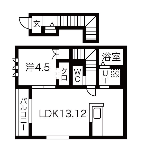 吾妻町新築物件の間取り