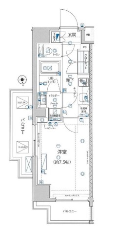 GENOVIA板橋 west green veilの間取り