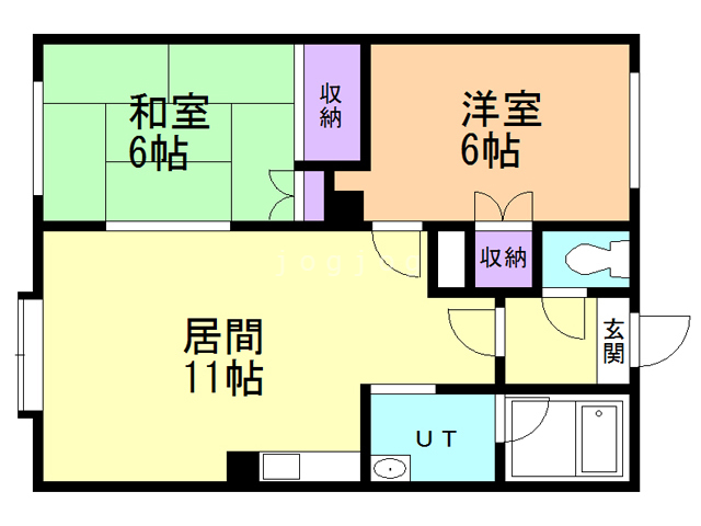 舟根セカンドマンションの間取り