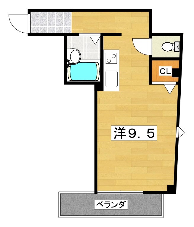 ドミシル野村の間取り