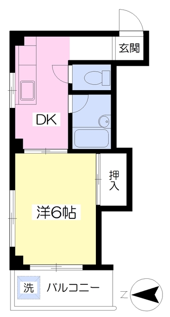 シャトル千早の間取り