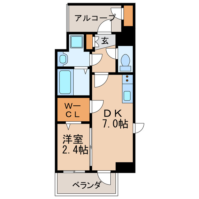 エステムコート名古屋新栄IIアリーナの間取り