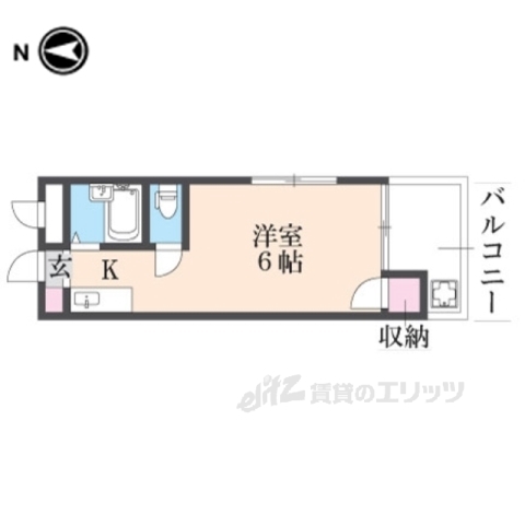 ロータリーマンション村野本町Ｂ棟の間取り