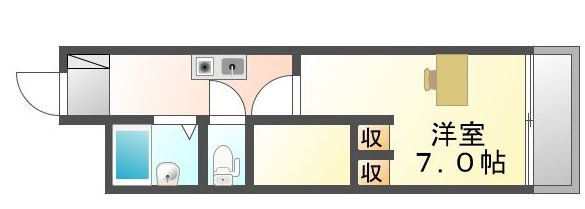 高松市西町のマンションの間取り