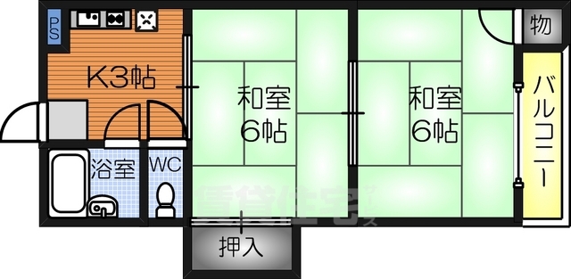 コンパーノ羽衣の間取り