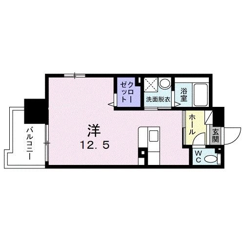 パ－ク鴨池の間取り