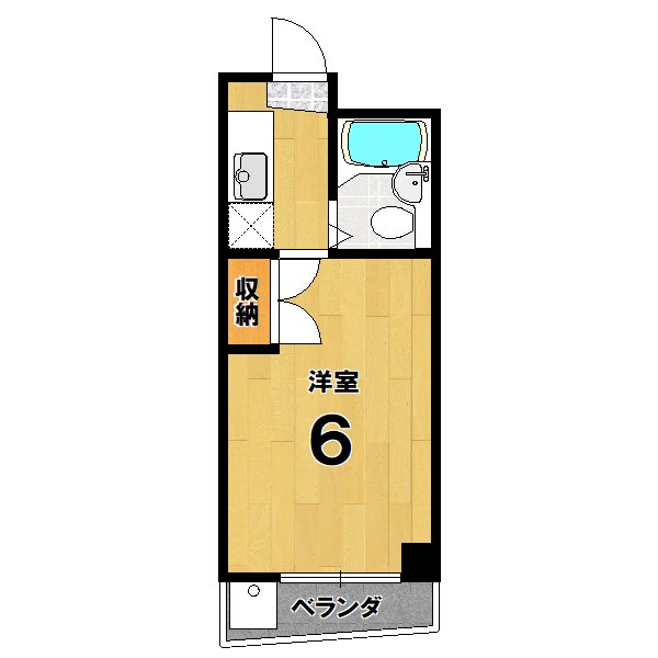 カルフール北村の間取り