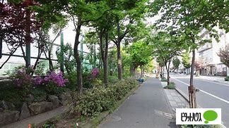 【札幌市白石区本通のマンションの公園】