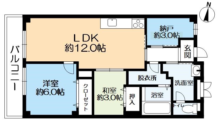 岡本センチュリーマンションの間取り