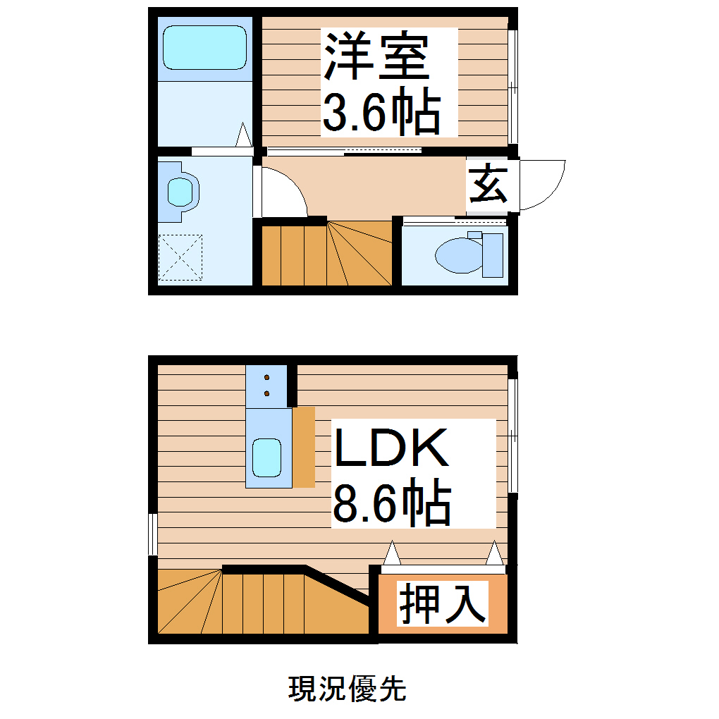 イニシアティブ原ノ町の間取り