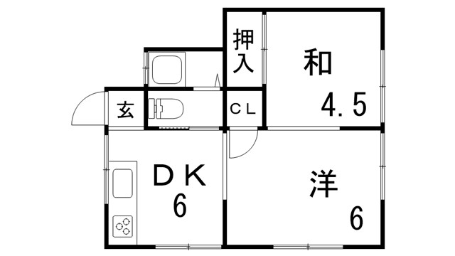 グリーンハイツの間取り