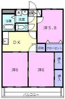 メゾンドマリエールの間取り