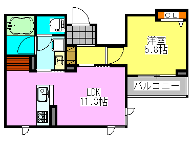 cicadaの間取り