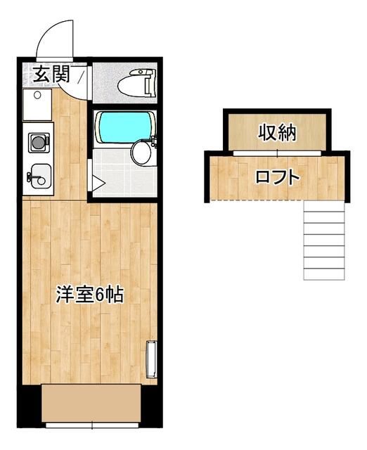 佐倉市上座のアパートの間取り