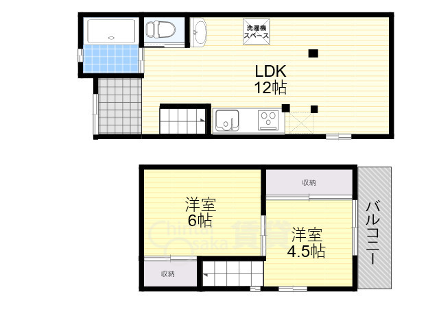 川西新田3丁目戸建の間取り