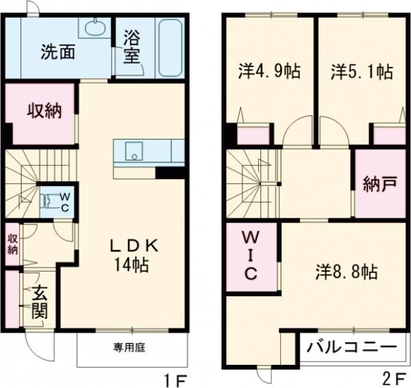 グリナ―ジュ大島の間取り