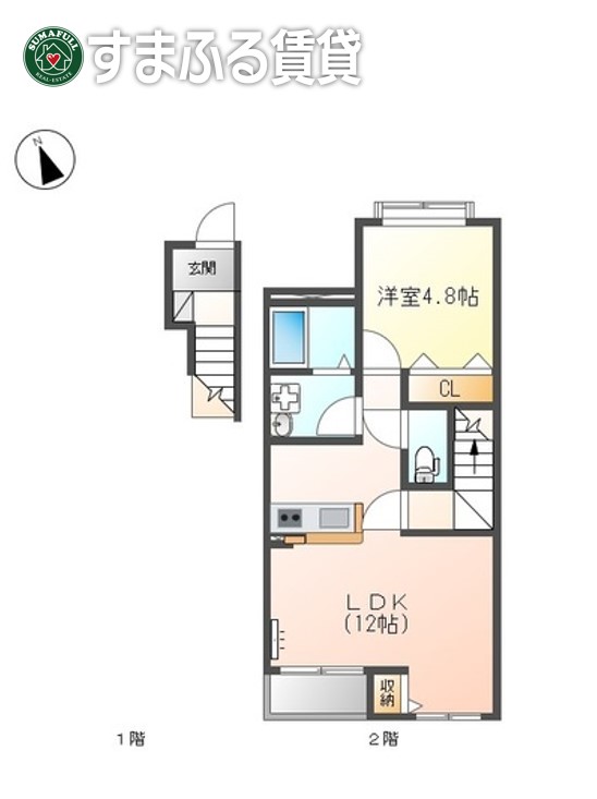 ブルーサンズ　アナトの間取り