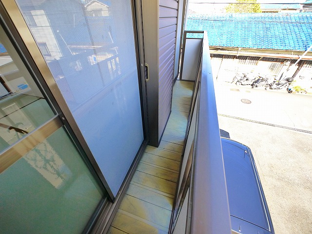 バルコニー　落ち着いた時間を過ごせるバルコニーです