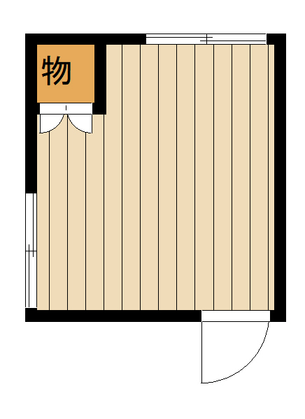 豊島区目白のアパートの間取り