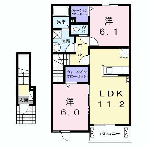 ヴィラ　エテルノの間取り