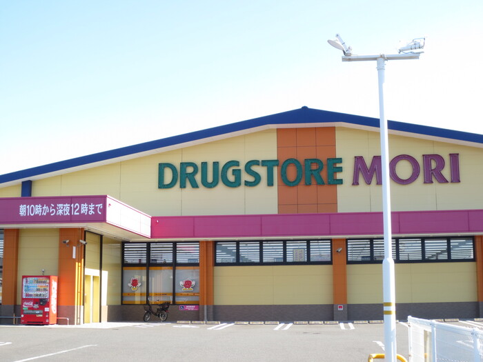 ドラックストア　ドラッグストアモリ浮之城店（ドラッグストア）まで504m