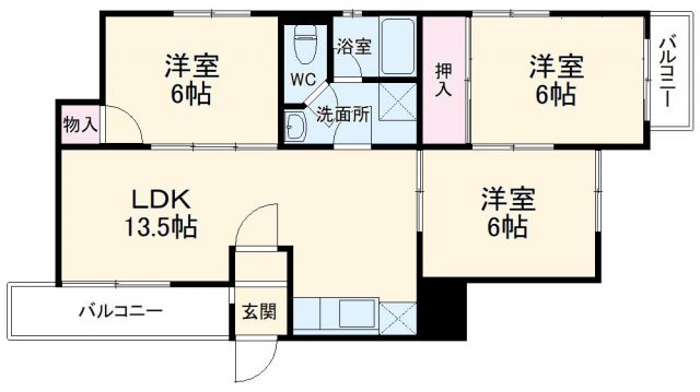 ナカハイツ瀬古の間取り