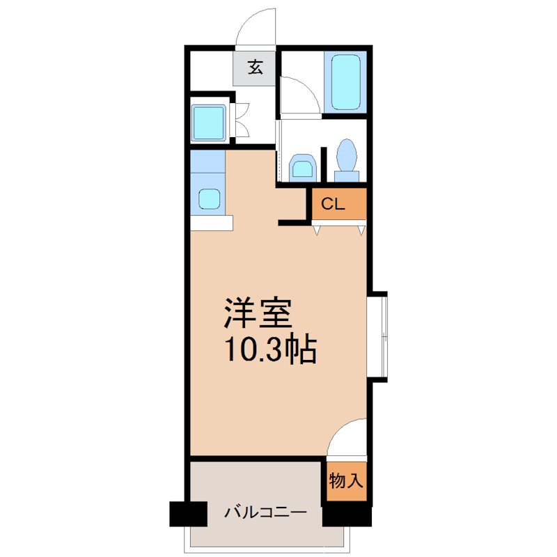 マンションコーシン駅前の間取り